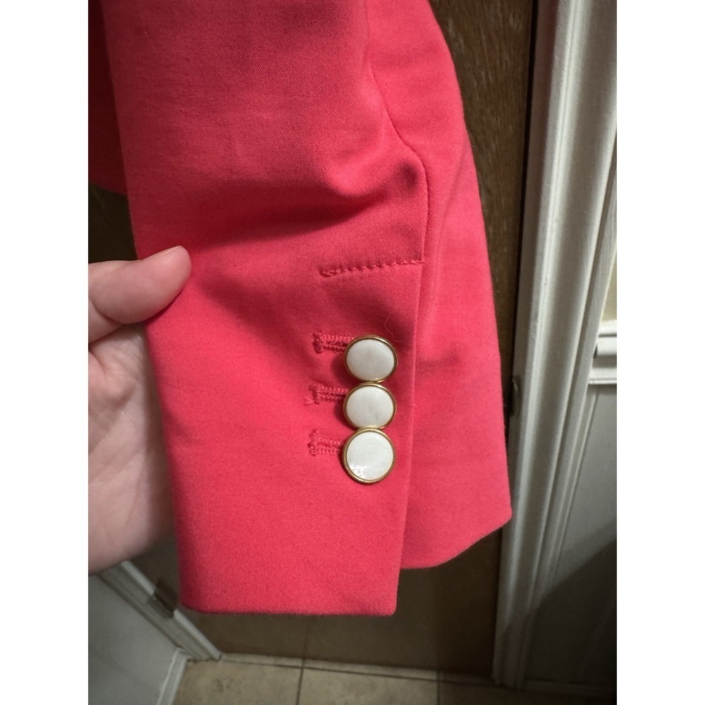 Zara Basic Single Button Blazer Jacket Size XS Fu… - image 3